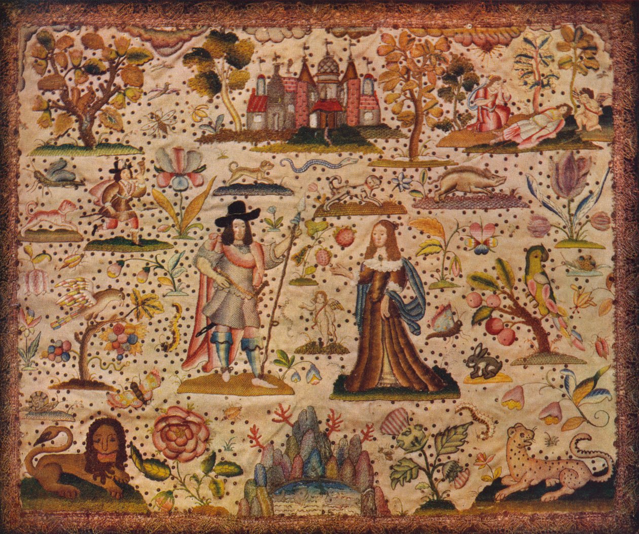 Stubpanel: figurerne Mars og Venus, c1600-tallet af Unbekannt