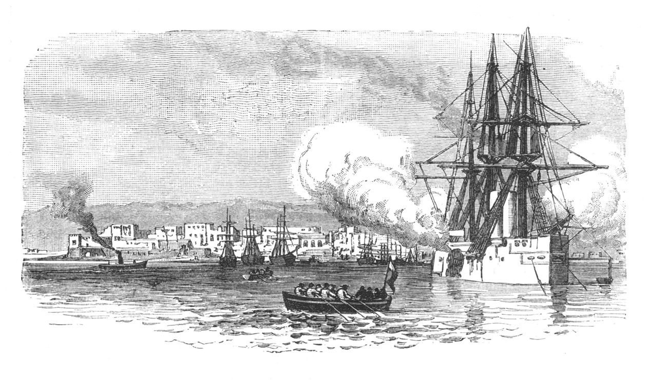 Suakim, fra havet, c1885 af Unbekannt