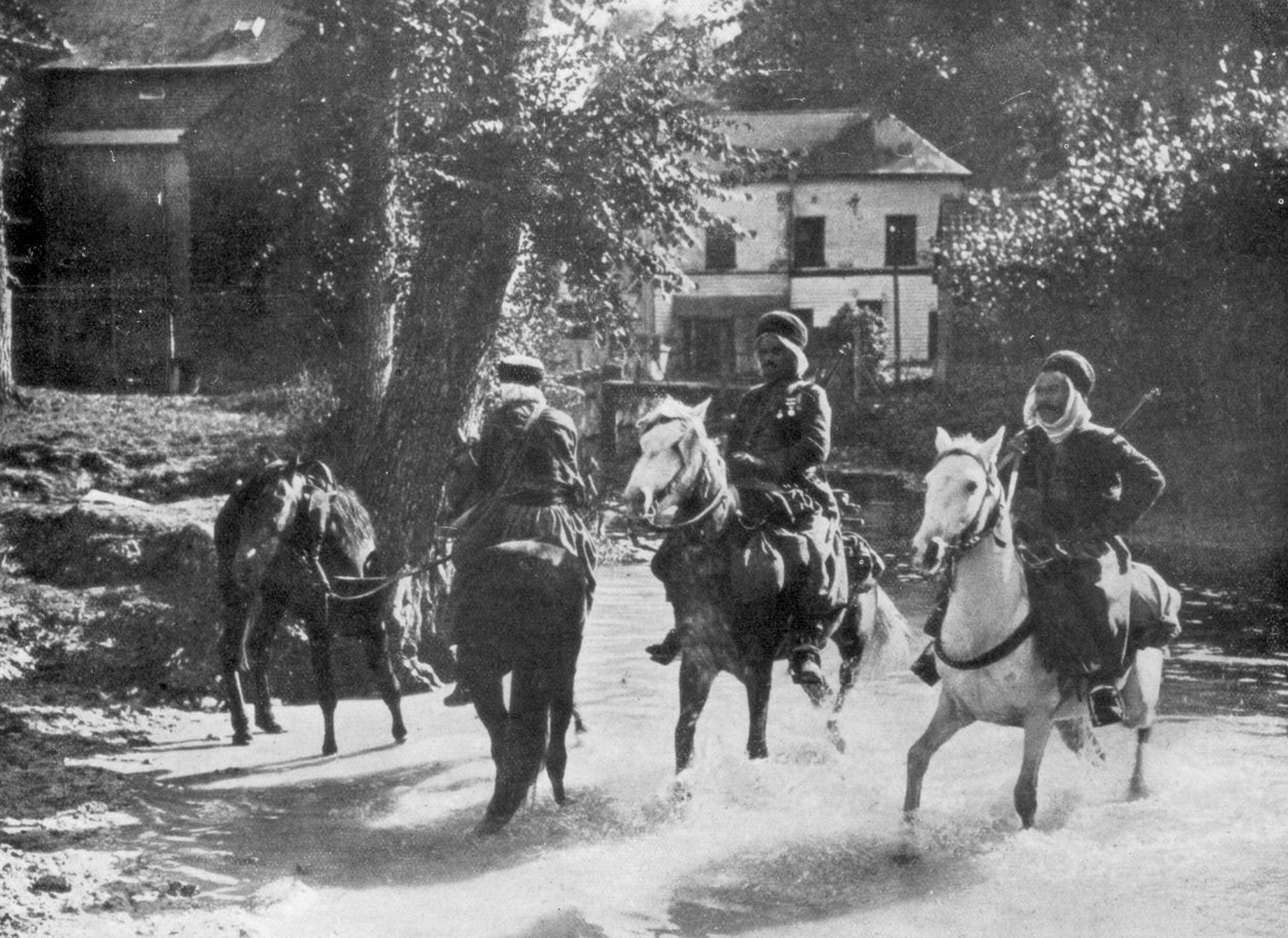 Sudanesisk kavaleri, Frankrig, 1915 af Unbekannt