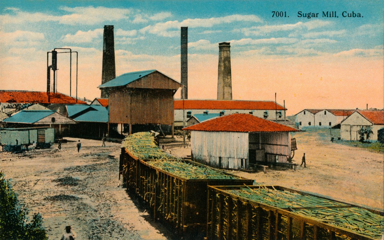 Sukkermølle, Cuba, c1910 af Unbekannt