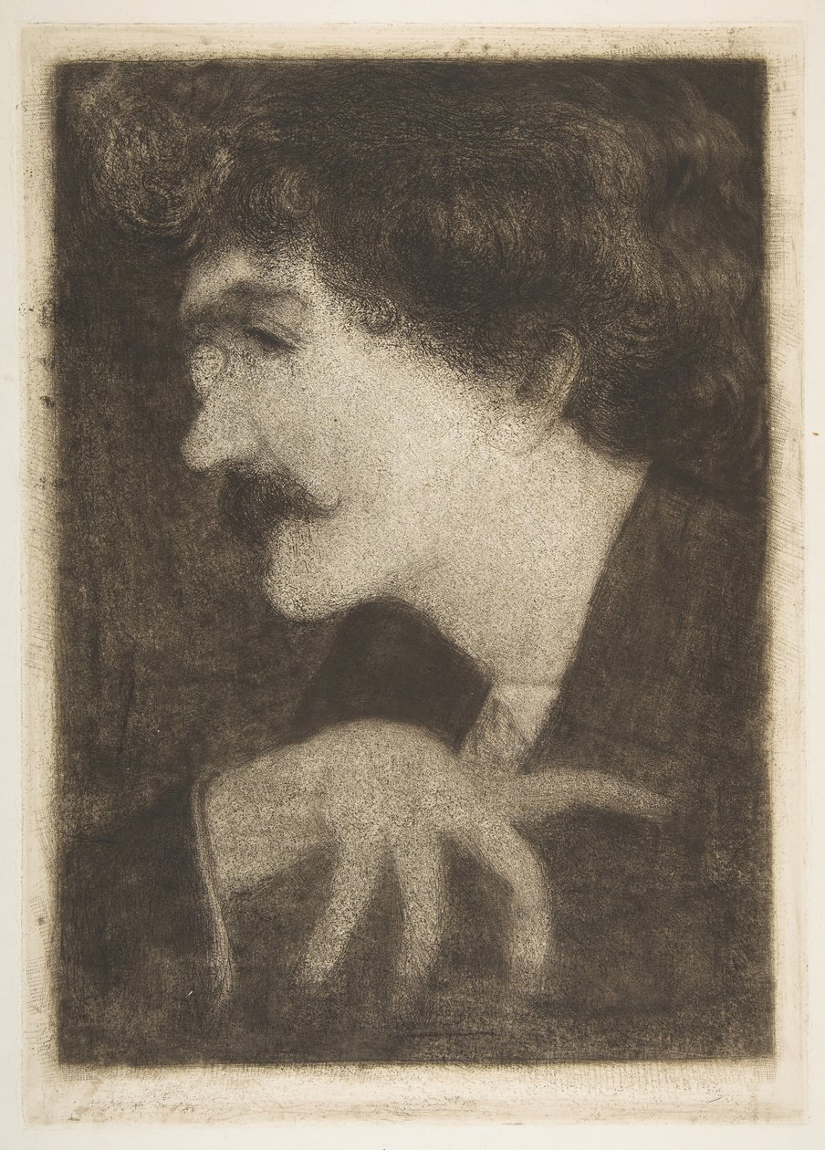 Forslag af Whistler til hans portræt, 1870