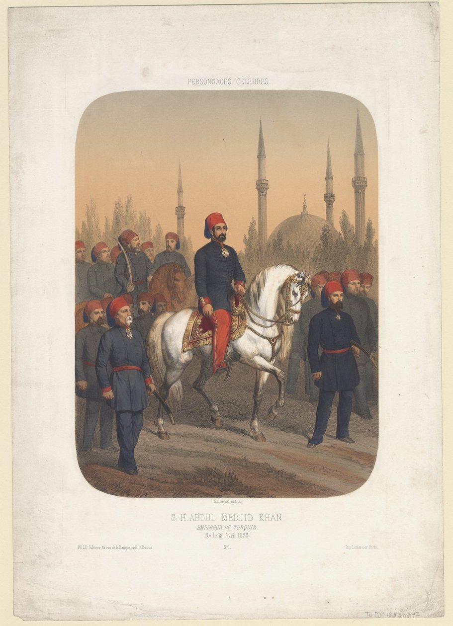 Sultan Abdulmecid I 1823-1861, 1845 af Unbekannt