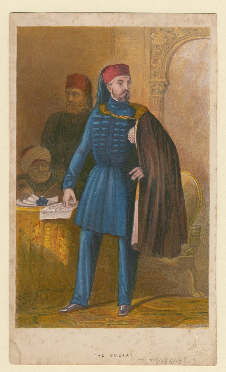 Sultan Abdulmecid I 1823-1861, 1850 af Unbekannt