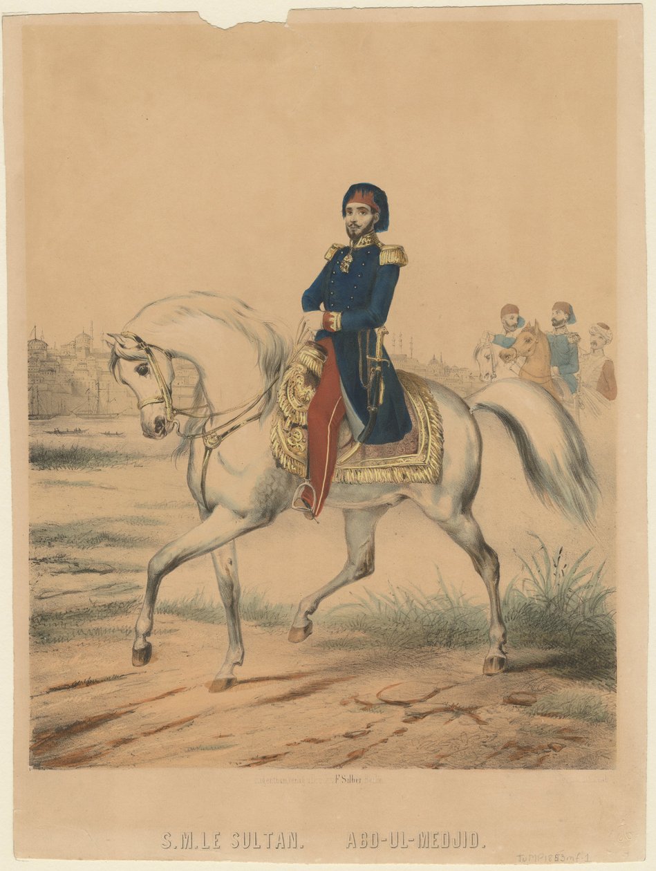 Sultan Abdulmecid I 1823-1861, 1853 af Unbekannt