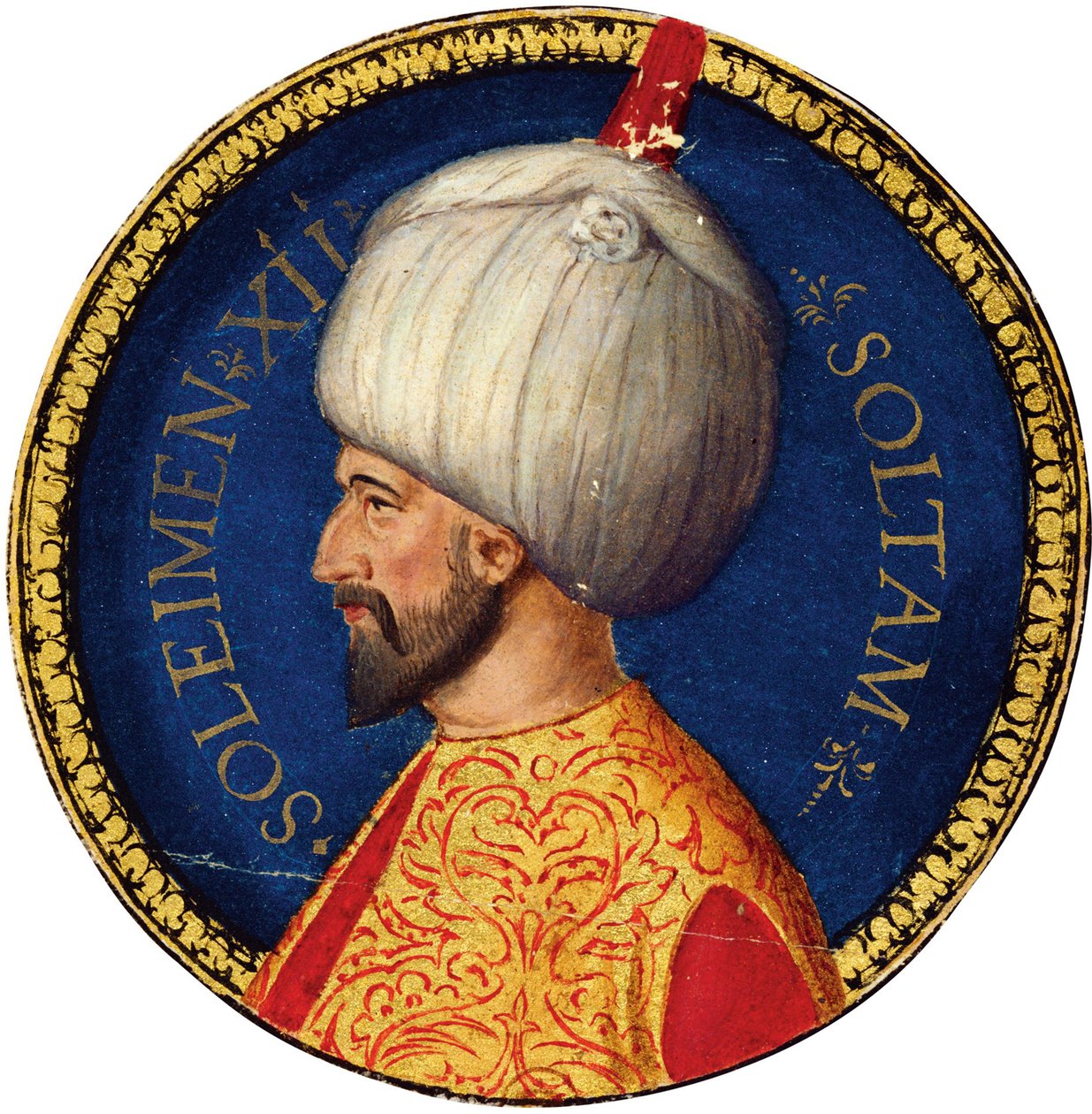 Sultan Suleiman I den storslåede, anden halvdel af det 16. århundrede af Unbekannt
