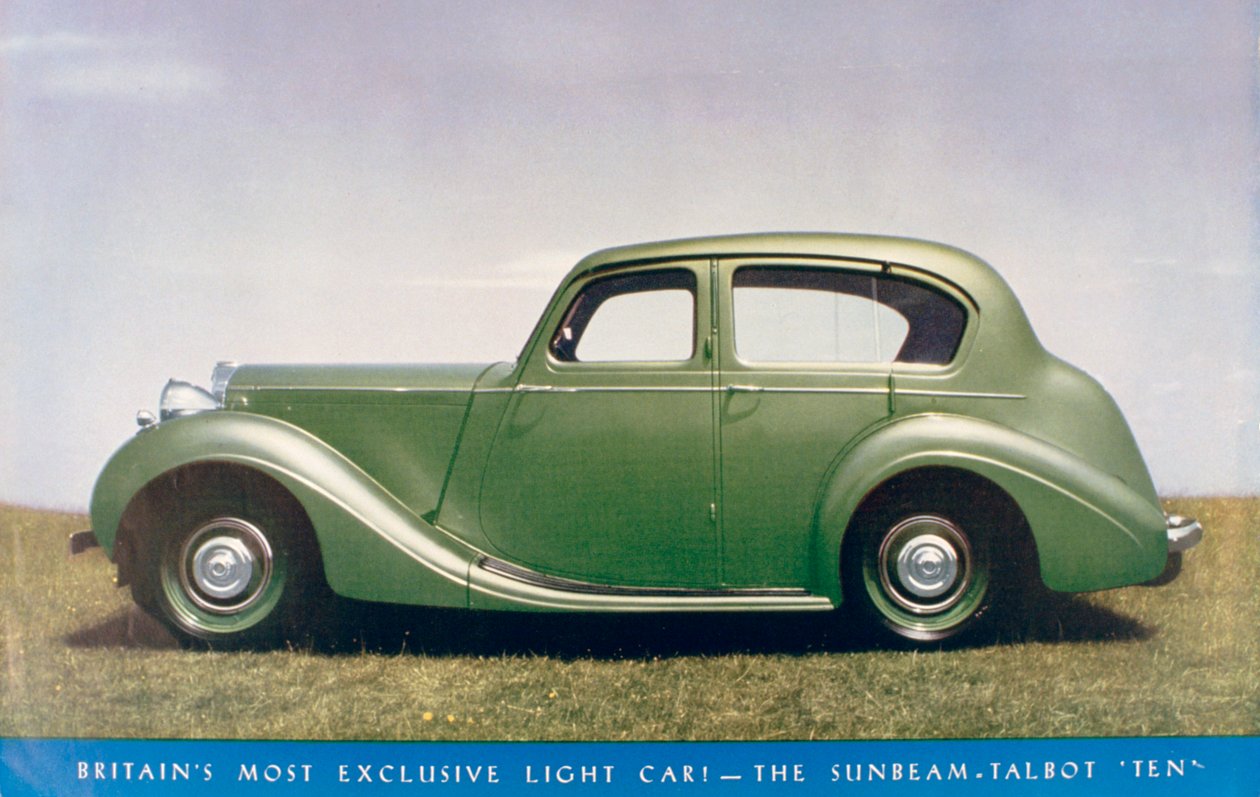 Sunbeam Talbot Ten motorvogn, 1939 af Unbekannt