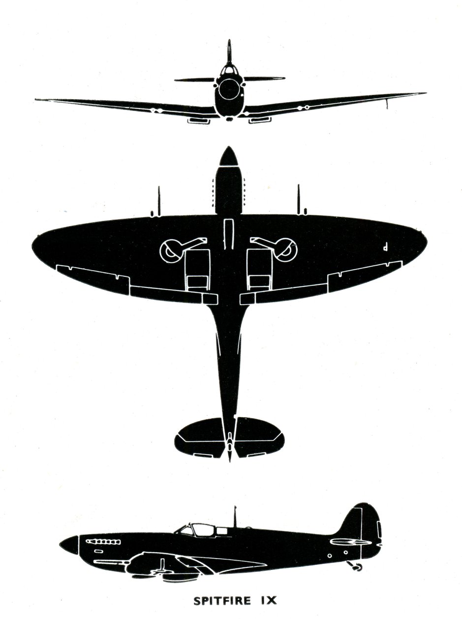 Supermarine Spitfire Mk IX, 1941 af Unbekannt