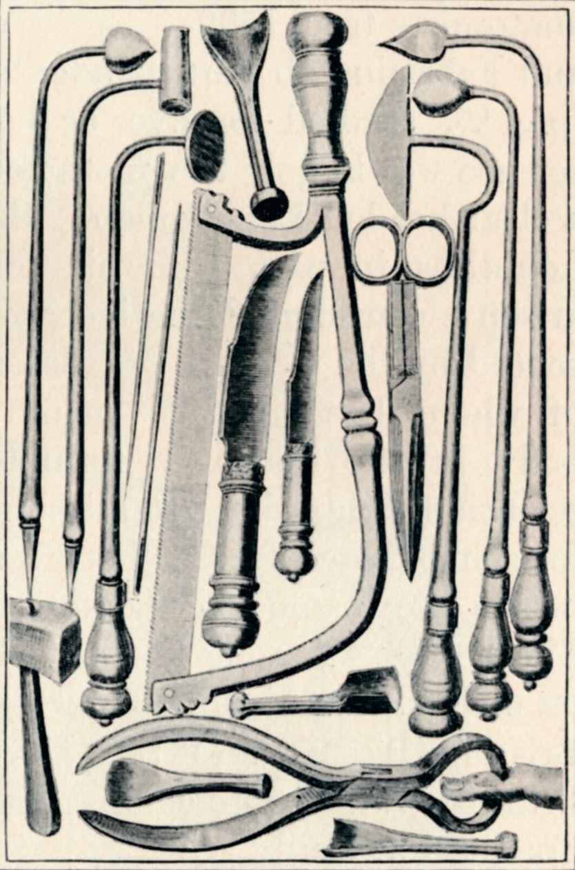 Kirurgiske Instrumenter, 1639, 1903 af Unbekannt