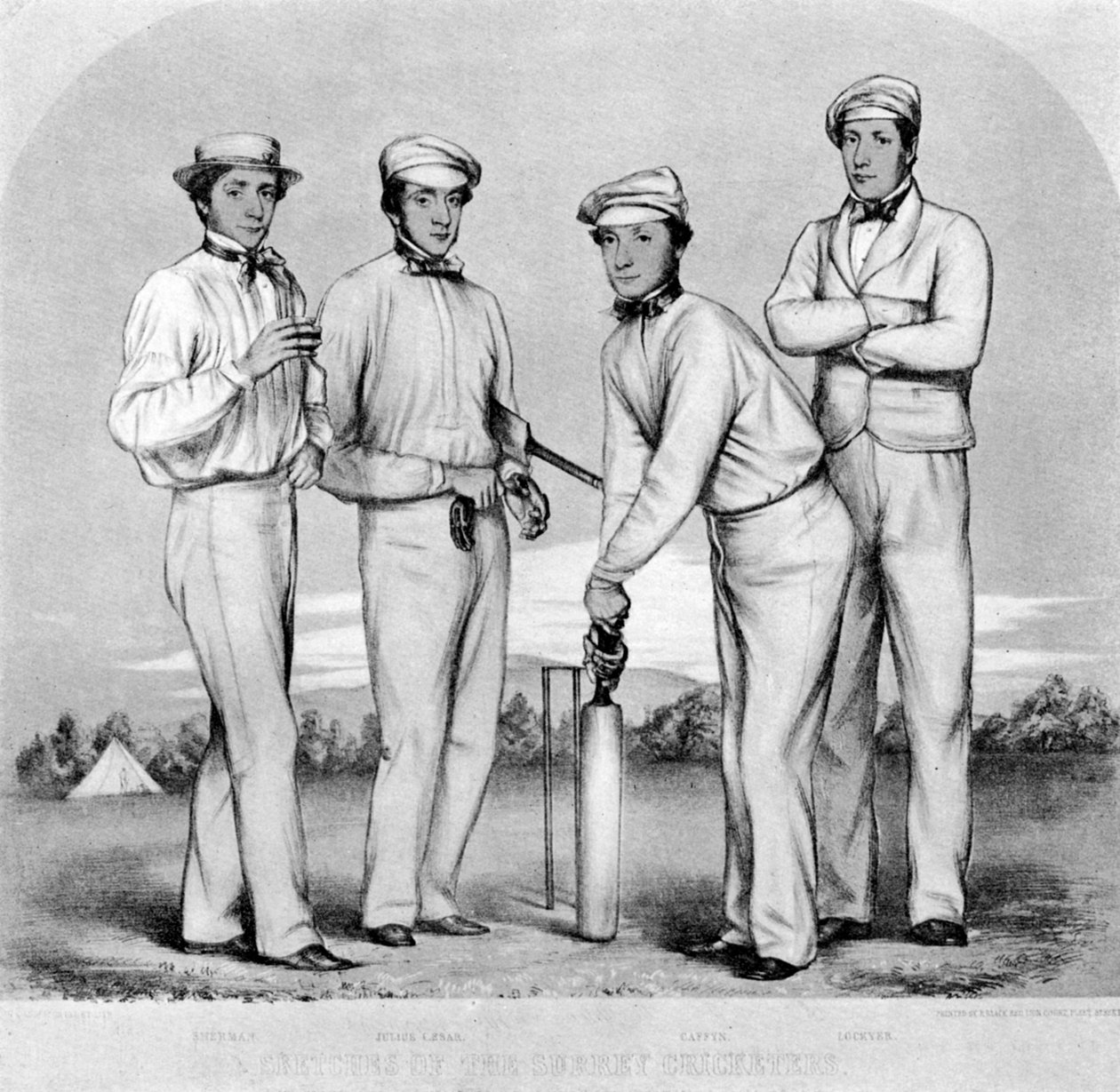 Surrey Cricketers, 1852 1912 af Unbekannt