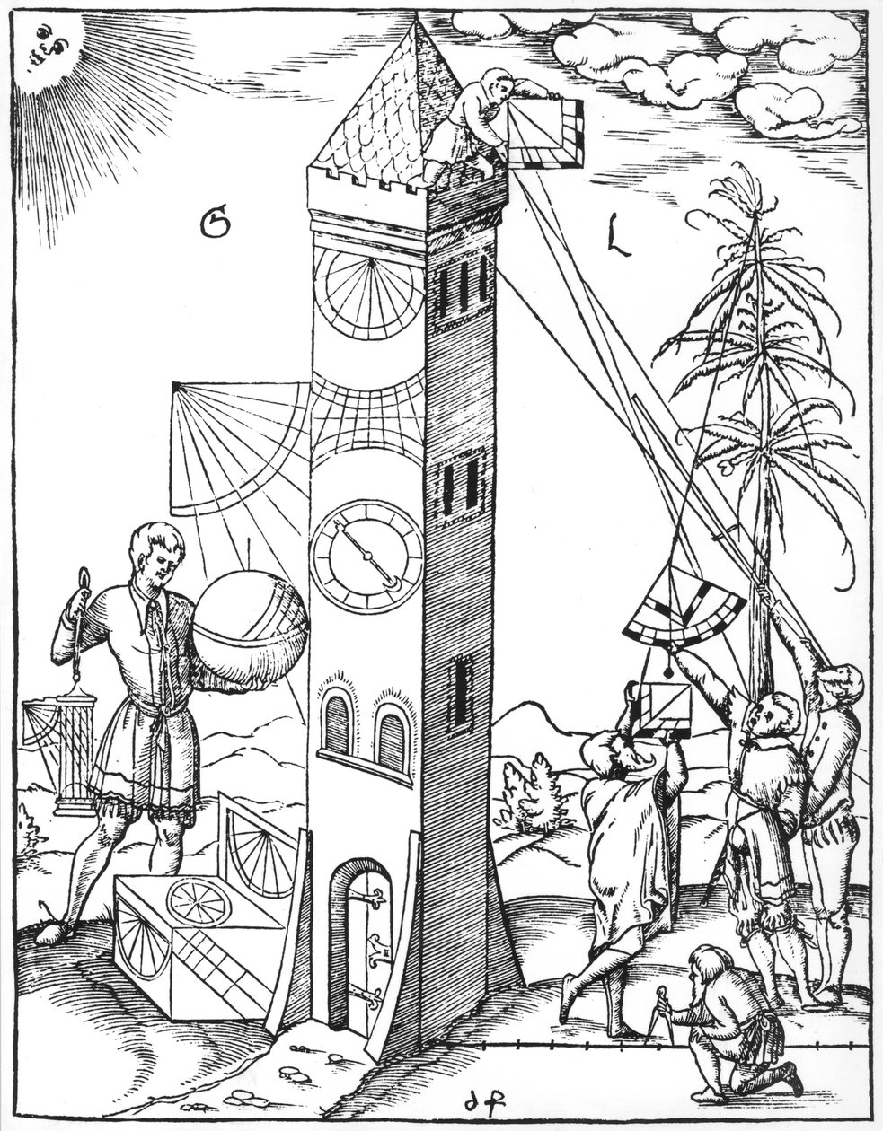 Opmåling og tidtagning, 1551 af Unbekannt