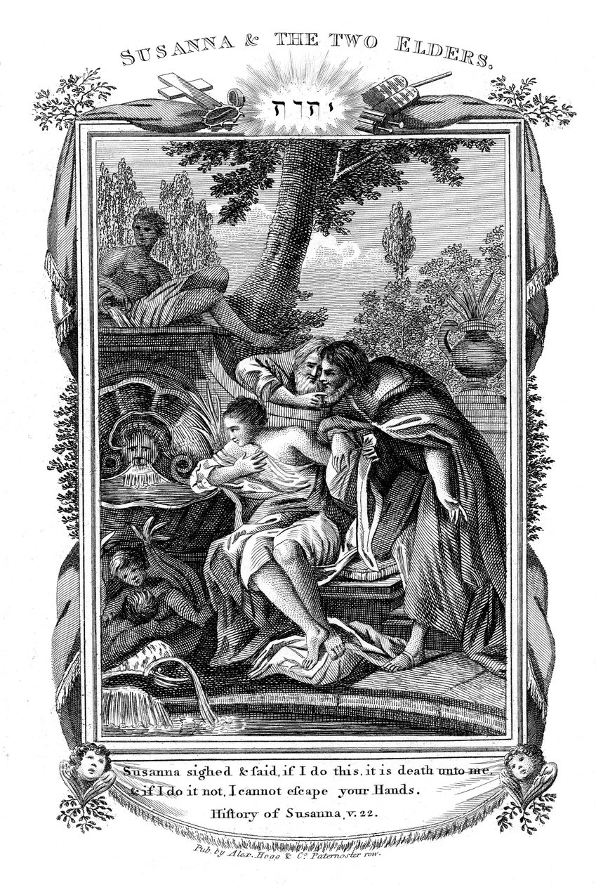 Susanna og de to ældste, c1804 af Unbekannt