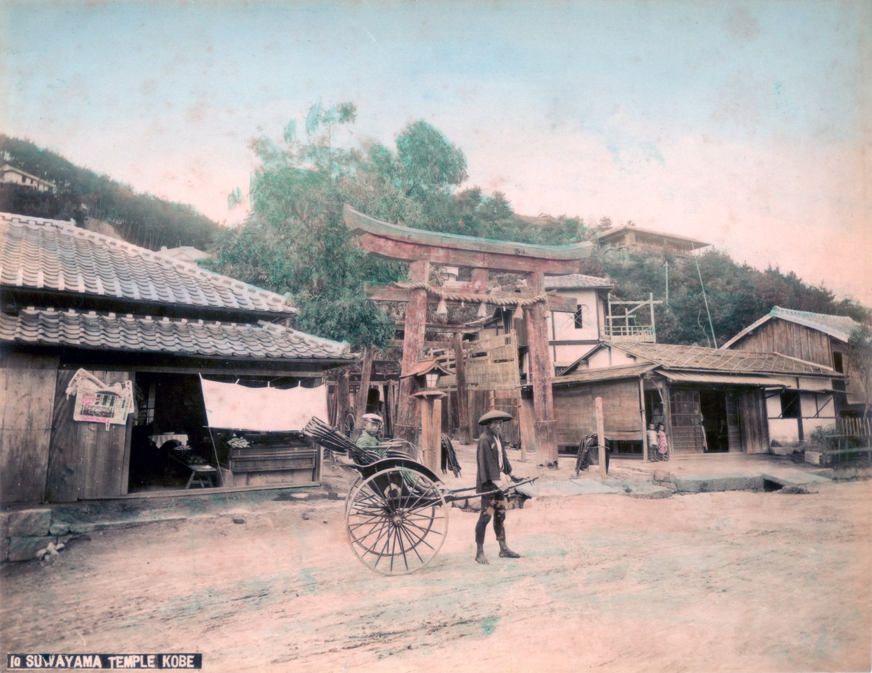 Suwayama-templet, Kobe, Japan af Unbekannt