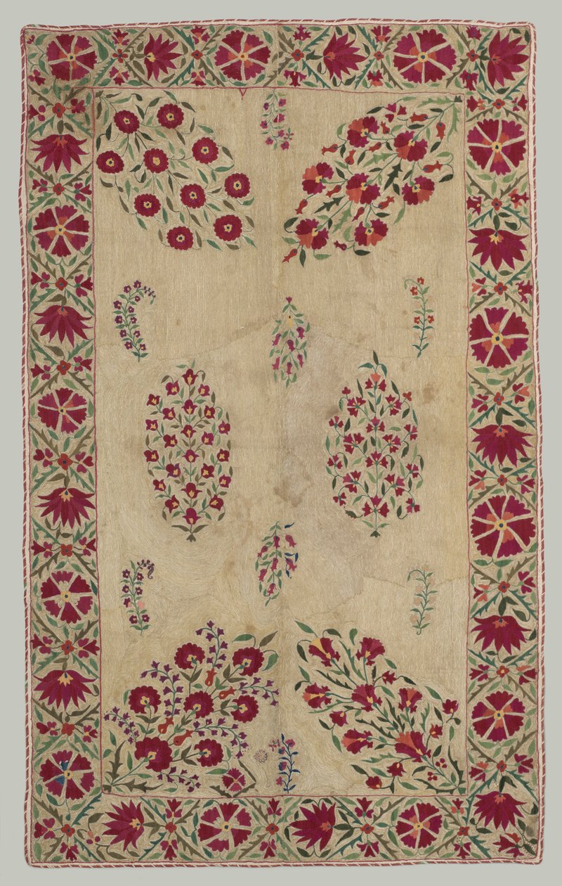 Suzani:divan cover, 1700-tallet. af Unbekannt
