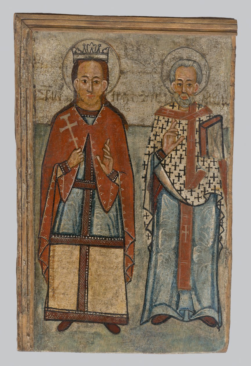 Sv. Paraskeva og St. Mikuláš af Unbekannt