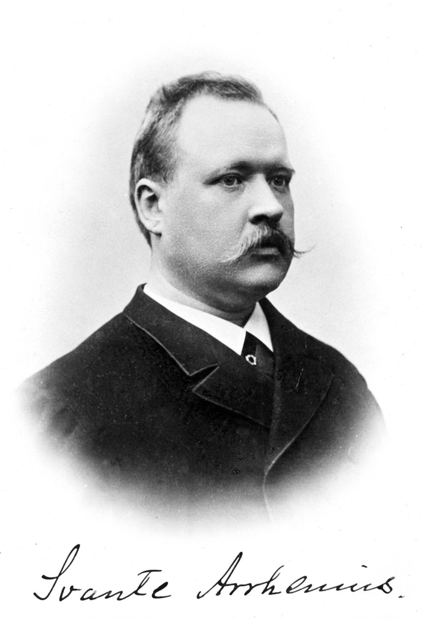 Svante Arrhenius 1859-1927, svensk fysiker og kemiker af Unbekannt