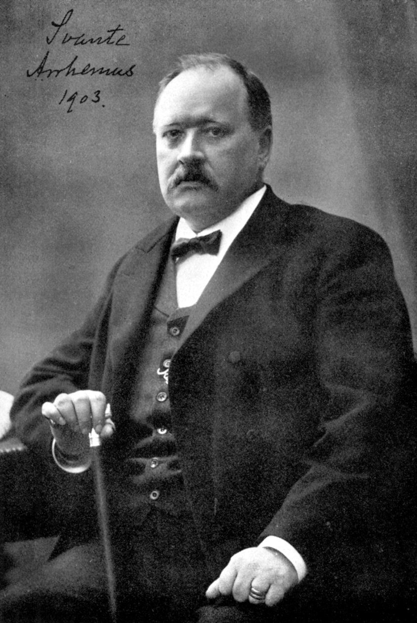 Svante Arrhenius 1859-1927, svensk fysiker og kemiker, 1903 af Unbekannt