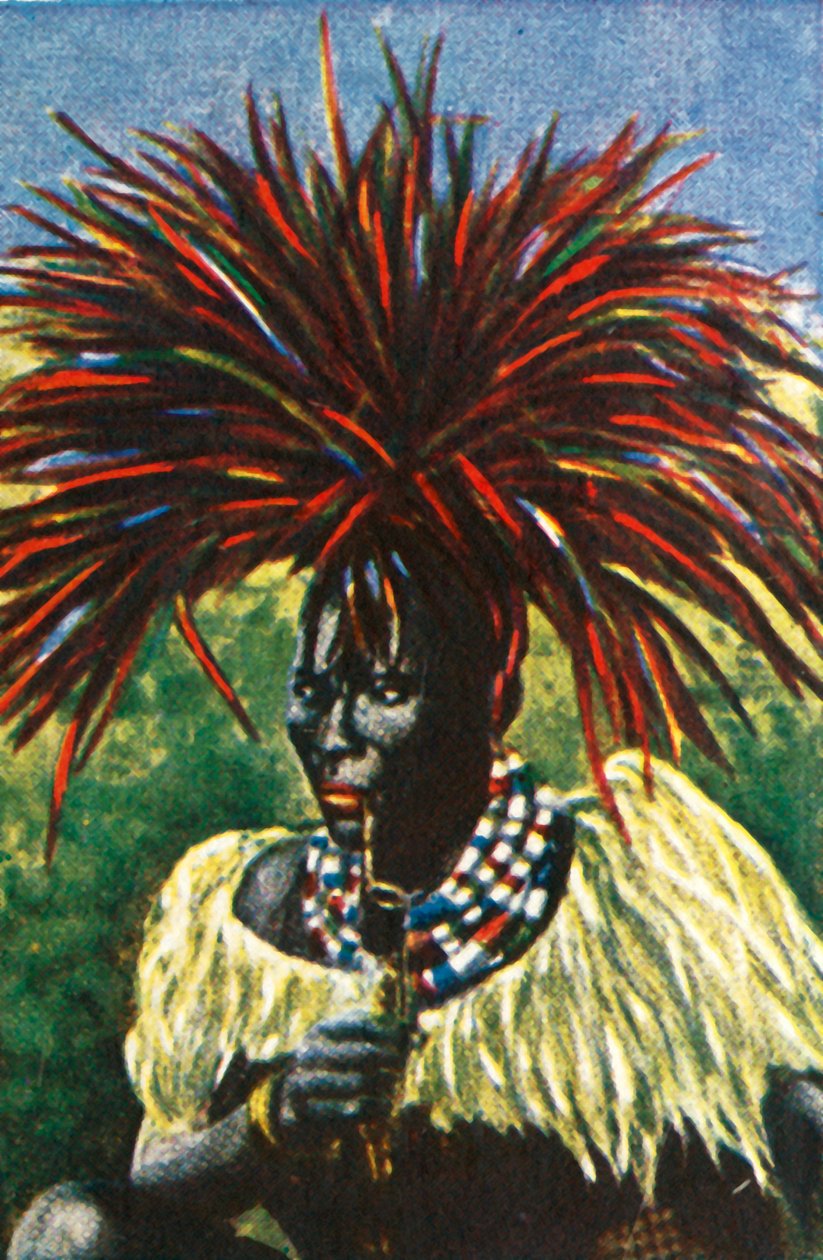 Swazi mand fra Sydafrika, c1928. af Unbekannt