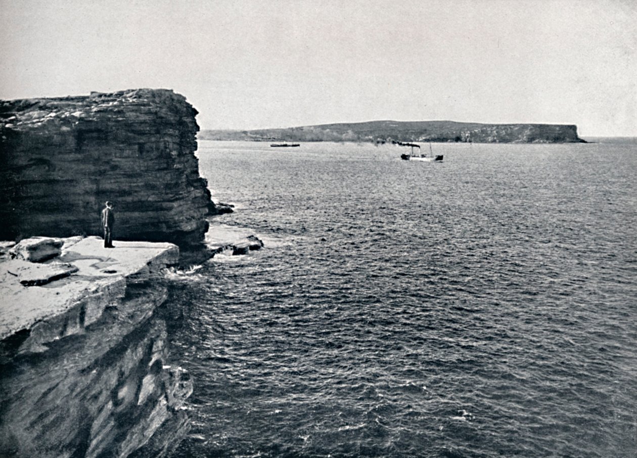 Sydney Heads, ved Gap ved Watsons Bay, c1900. af Unbekannt