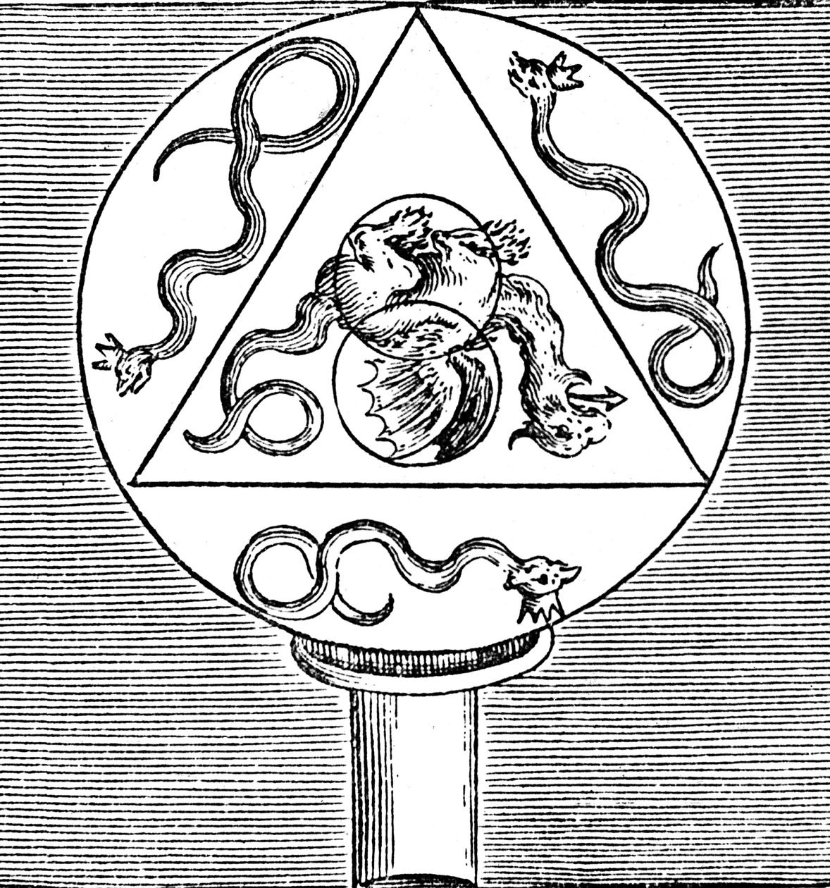 Symboler for syntesen af det store værk, 1678 af Unbekannt