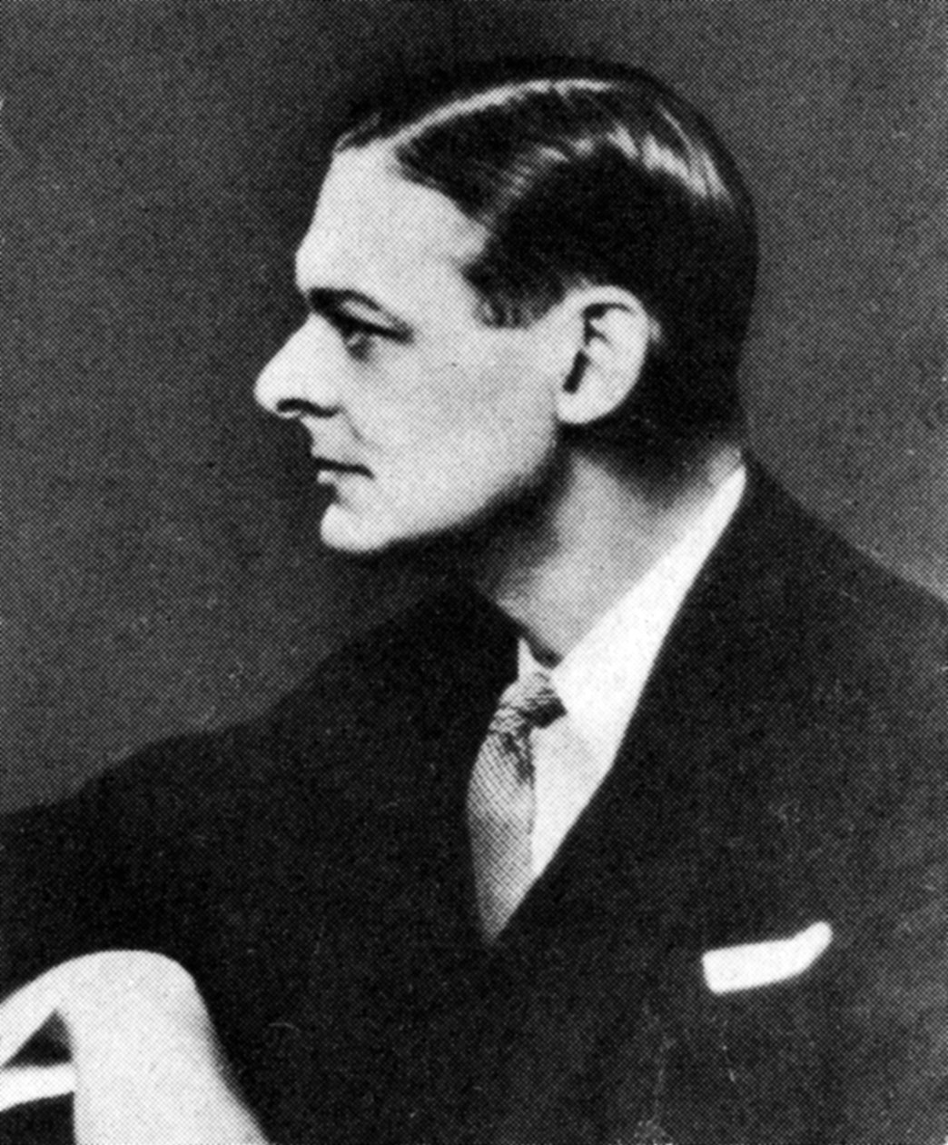 TS Eliot, amerikanskfødt britisk digter, dramatiker og kritiker, c1930