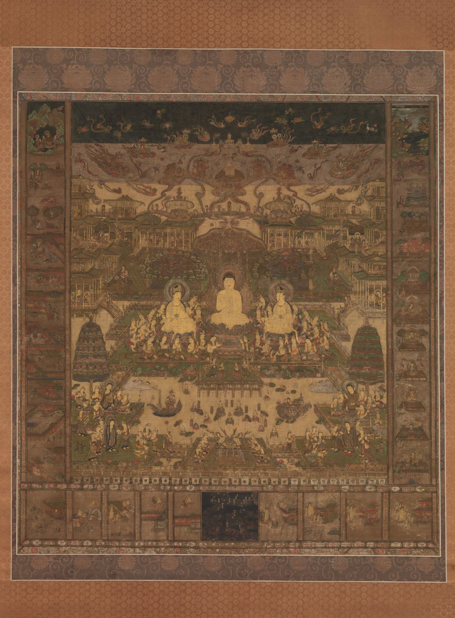 Taima Mandala, sandsynligvis slutningen af det 14. århundrede. af Unbekannt