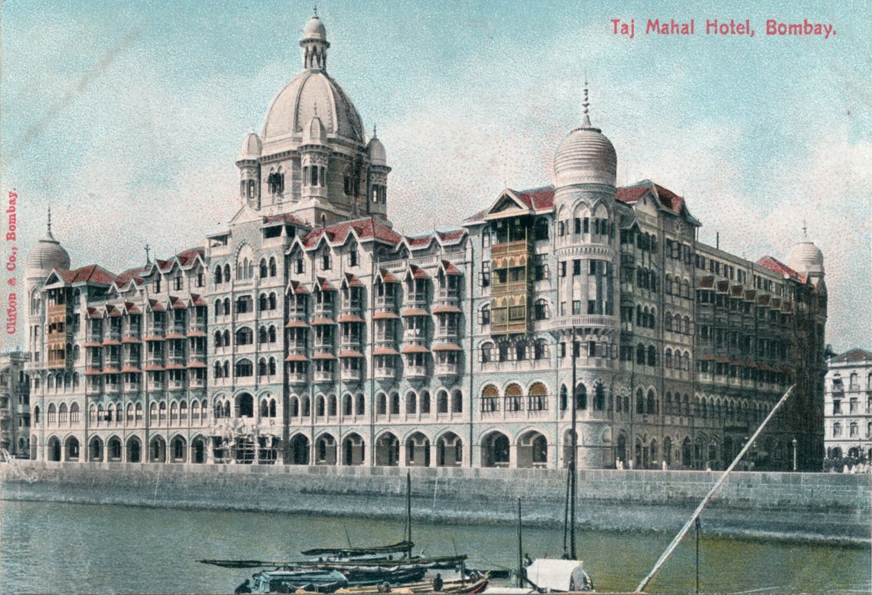 Taj Mahal Palace Hotel, Bombay, Indien, 20. århundrede af Unbekannt