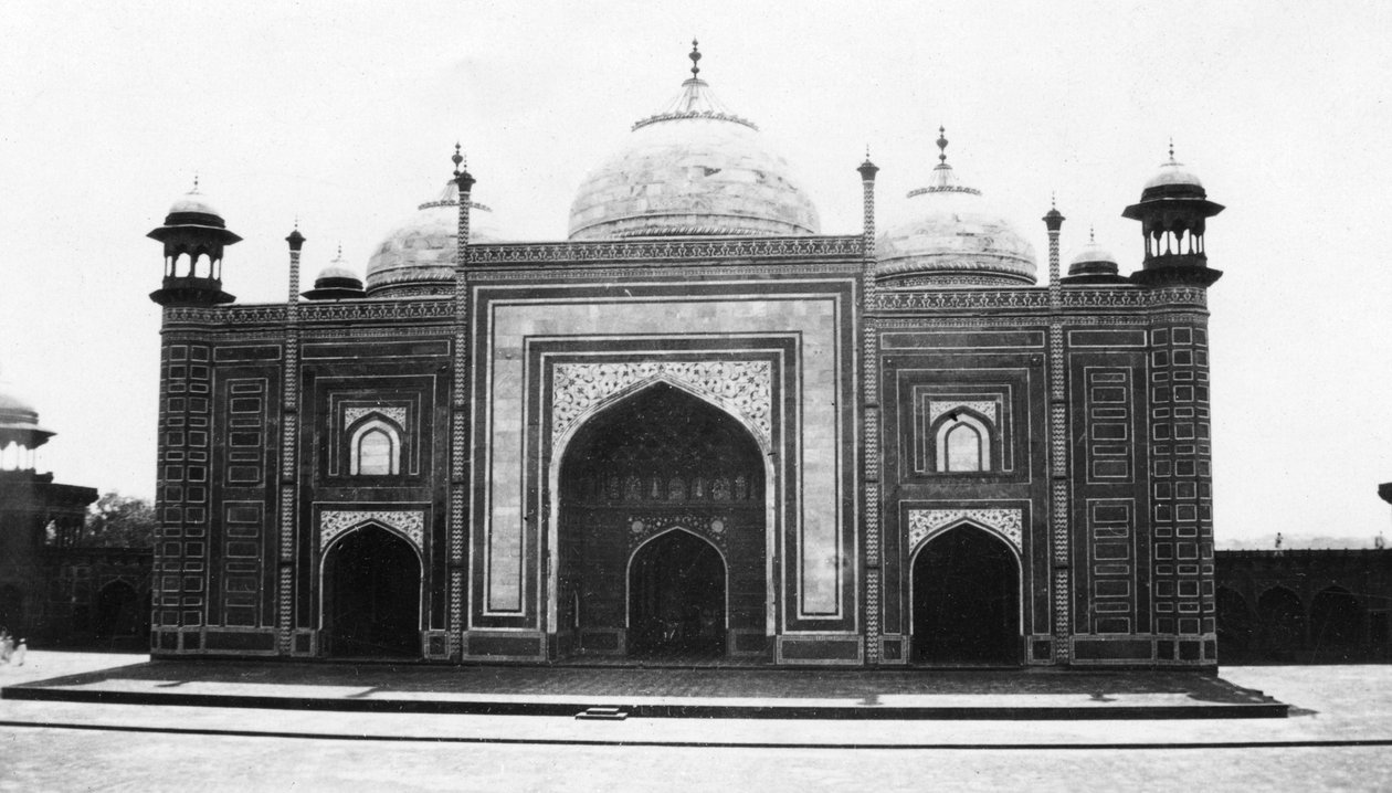 Taj Mahal moske eller masjid, Agra, Indien, 1916-1917 af Unbekannt