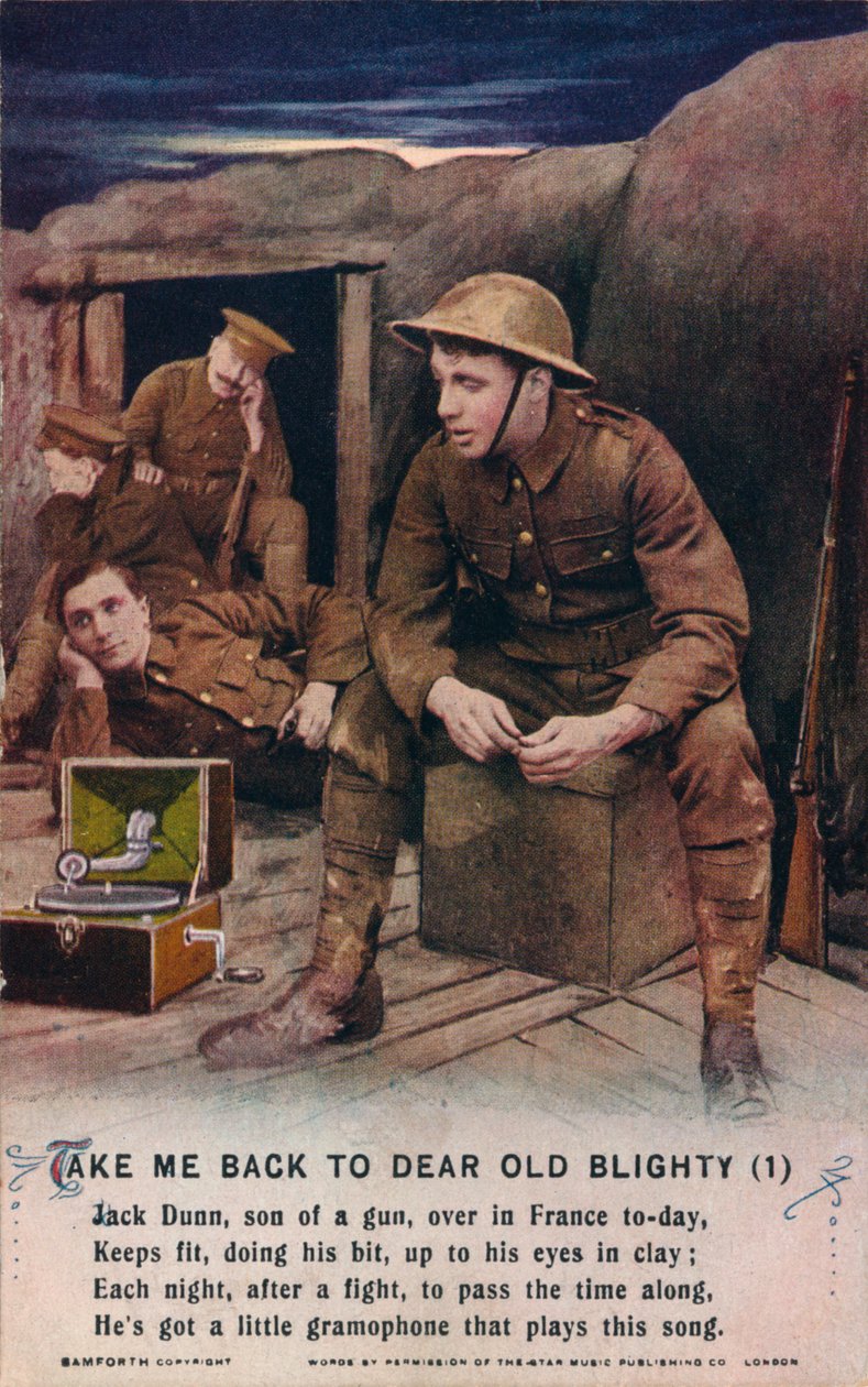 Tag mig tilbage til Dear Old Blighty 1, c1916. af Unbekannt