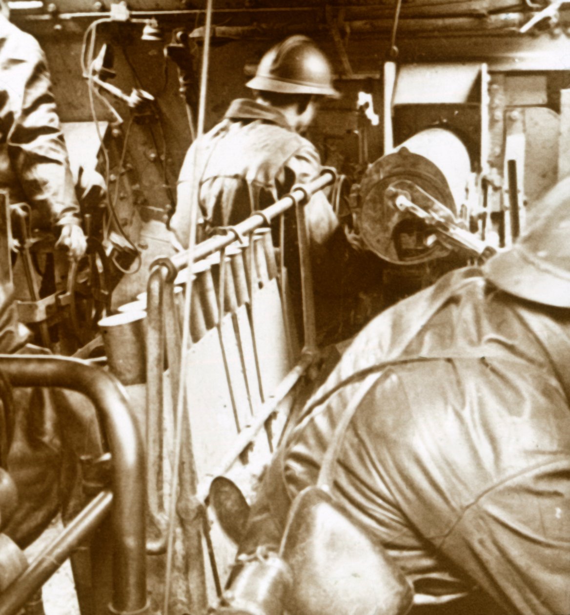 Tank interiør, c1914-c1918 af Unbekannt