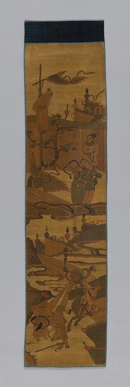 Tapestry, Kina, Qing-dynastiet 1644-1912, 1800-tallet. af Unbekannt