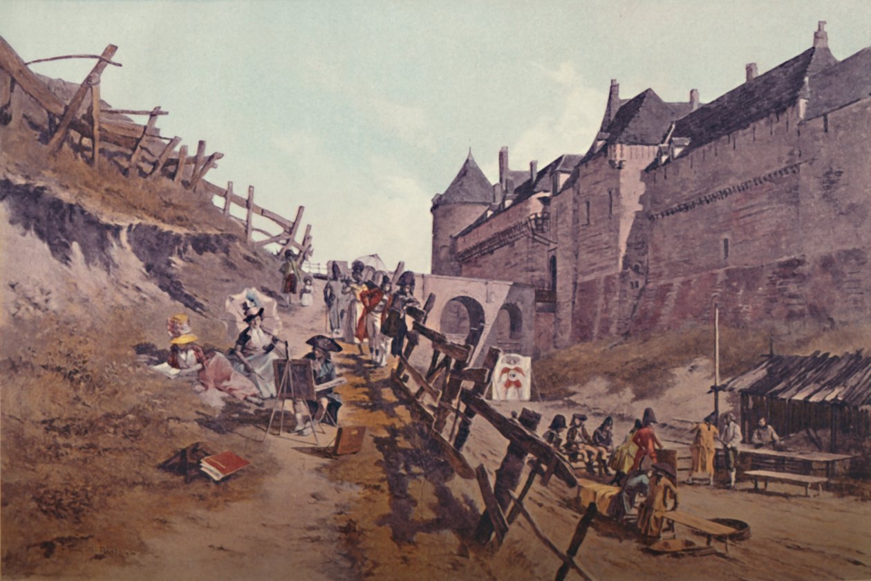 Target Practice Dieppe 1795, 1896 af Unbekannt