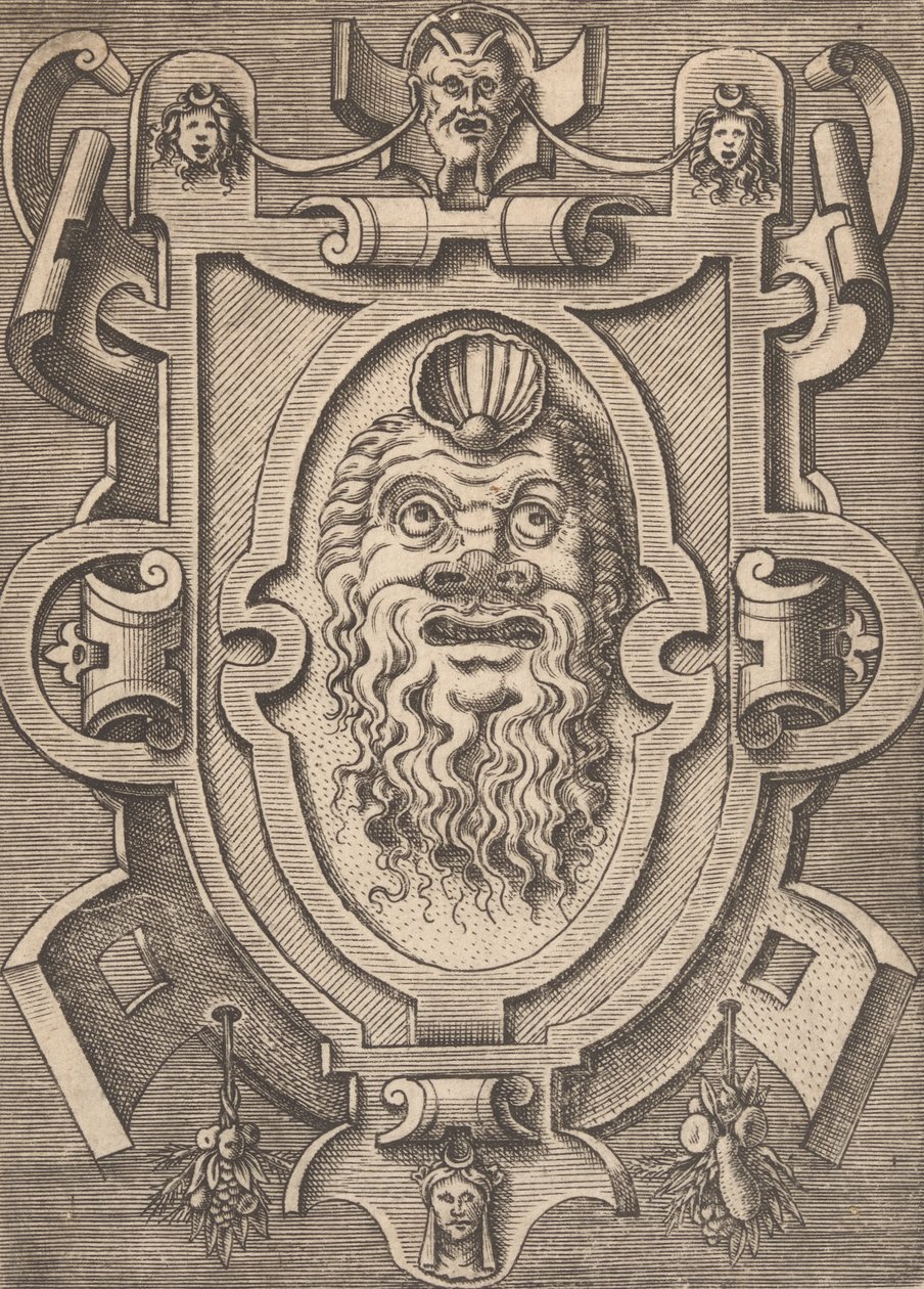 Plaketter og andre ornamenter med forskellige og finurlige opfindelser Kartoucher og andre ornamenter o ..., 1773. af Unbekannt