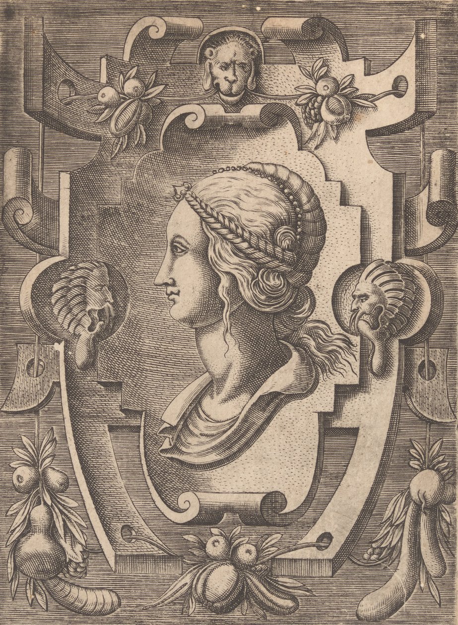 Plaketter og andre ornamenter med forskellige og finurlige opfindelser Kartoucher og andre ornamenter o ..., 1773. af Unbekannt