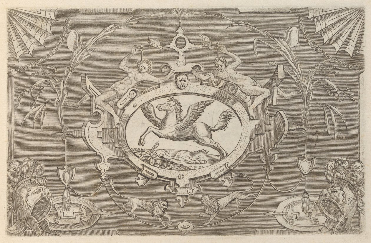 Plaketter og andre ornamenter med forskellige og finurlige opfindelser Kartoucher og andre ornamenter o ..., 1773. af Unbekannt