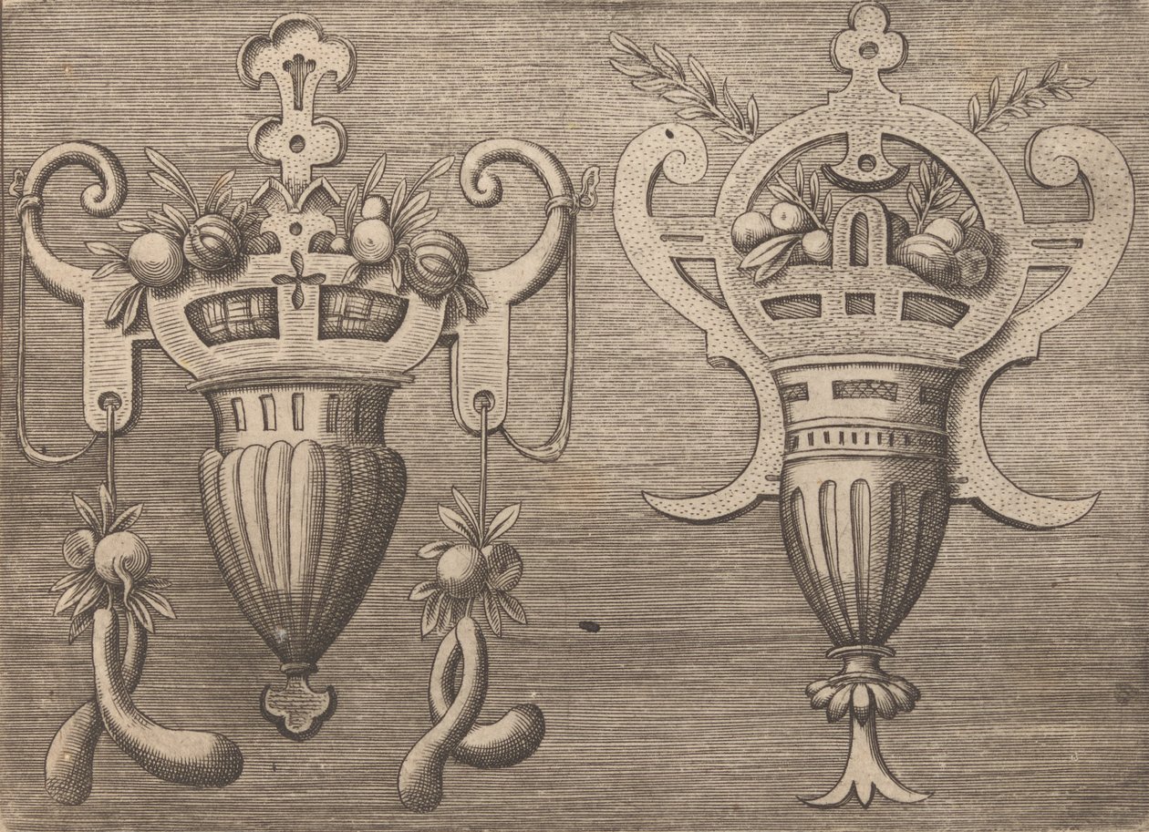 Plaketter og andre ornamenter med forskellige og finurlige opfindelser Kartoucher og andre ornamenter o ..., 1773. af Unbekannt