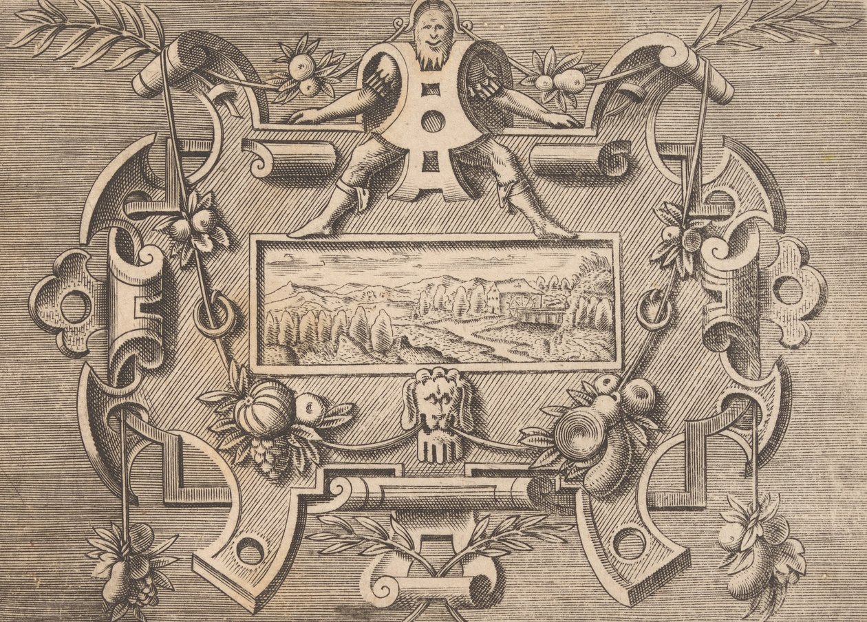 Plaketter og andre ornamenter med forskellige og finurlige opfindelser Kartoucher og andre ornamenter o ..., 1773. af Unbekannt