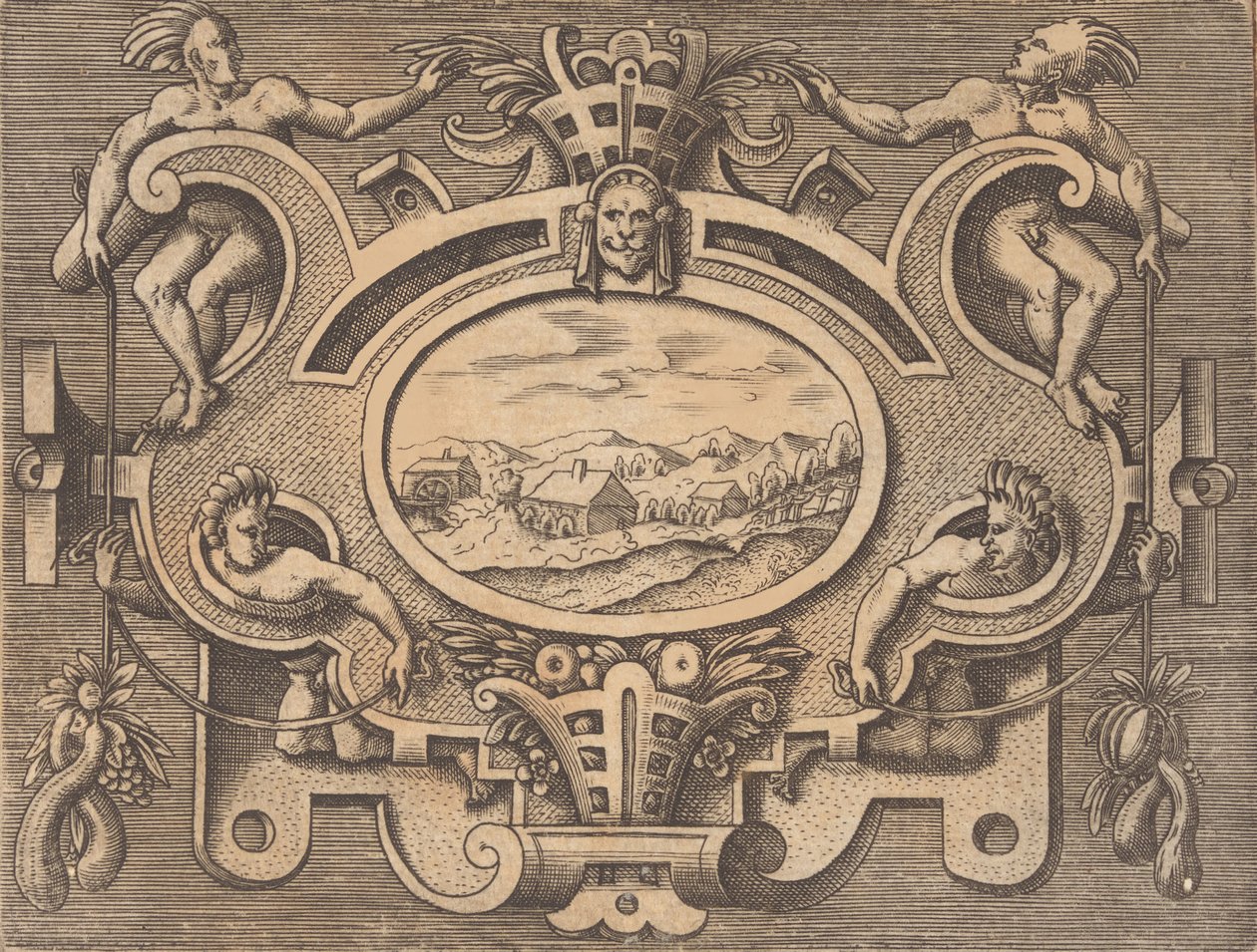 Plaketter og andre ornamenter med forskellige og finurlige opfindelser Kartoucher og andre ornamenter o ..., 1773. af Unbekannt
