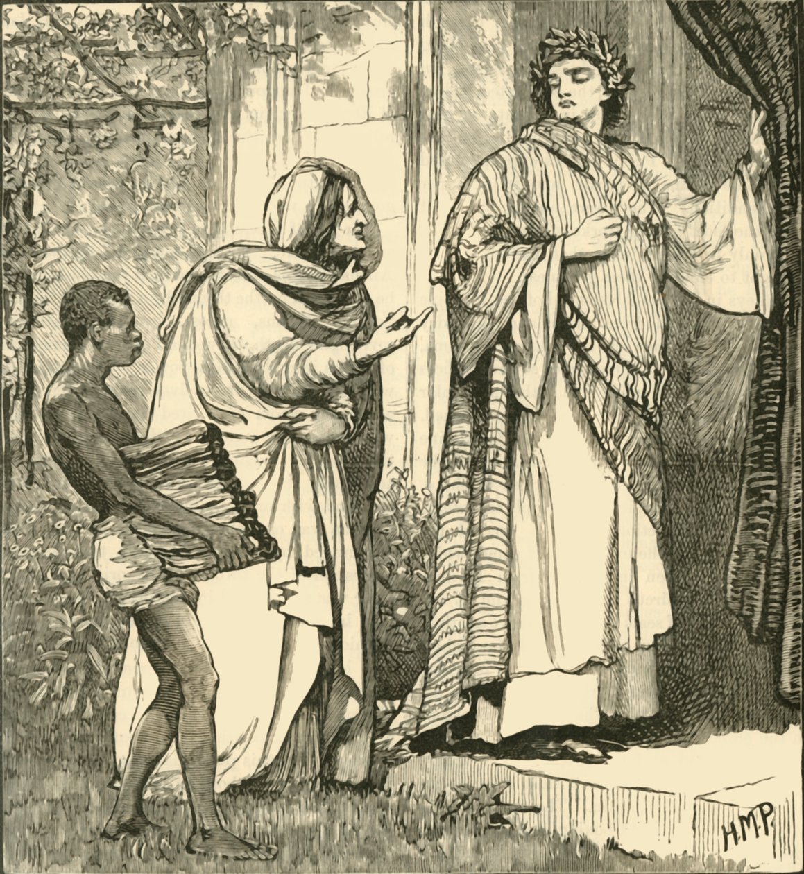 Tarquinius og Sibyllen, 1890. af Unbekannt