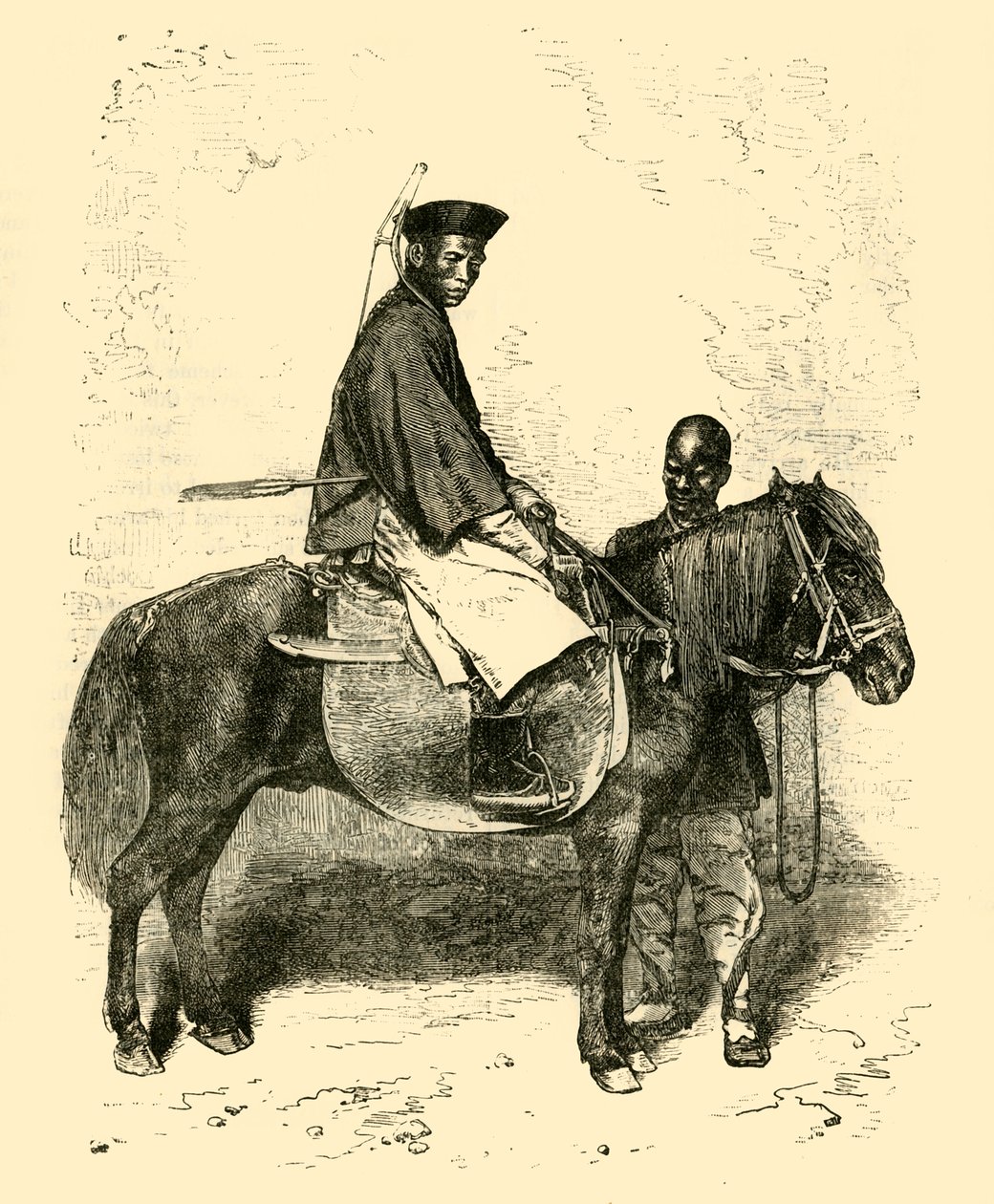 Tartar Hestesoldat, 1890. af Unbekannt