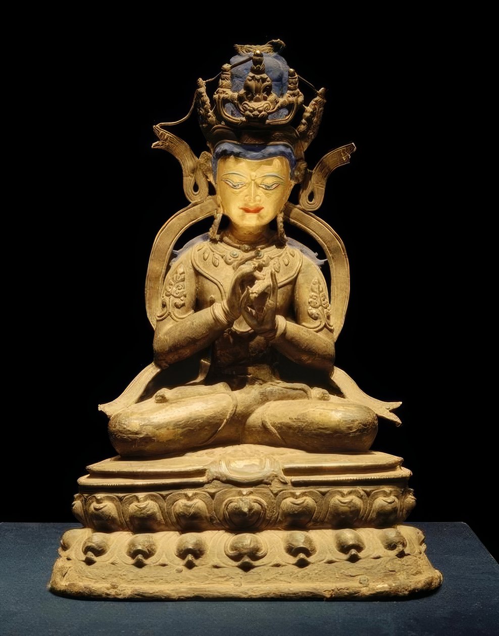 Tathagata Vairocana / Skulptur, 1300 n. Chr. af Unbekannt