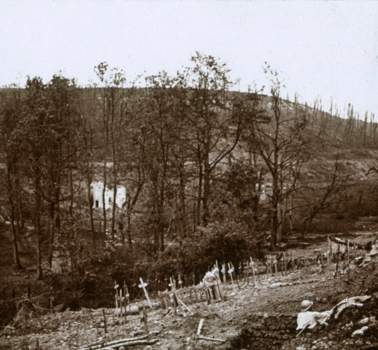 Tavannes Fort, Verdun, Nordfrankrig, c1914-c1918 af Unbekannt