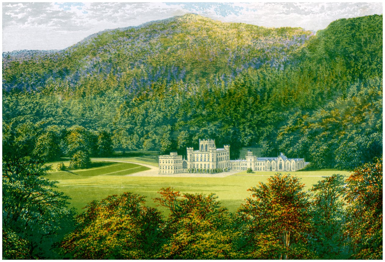 Taymouth Castle, Perthshire, Skotland, hjemsted for jarlen af Breadalbane, c1880 af Unbekannt