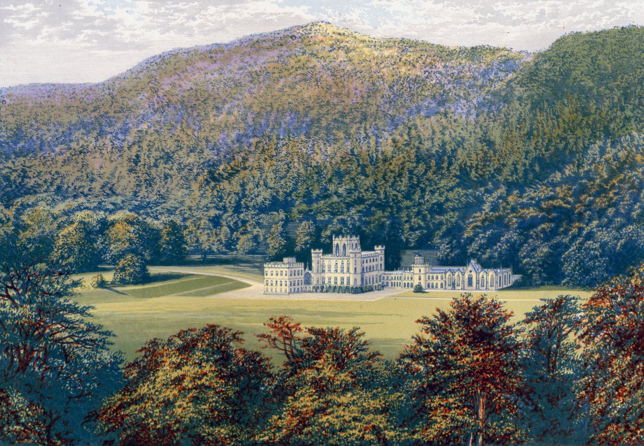 Taymouth Castle, Skotland, slutningen af det 19. århundrede af Unbekannt