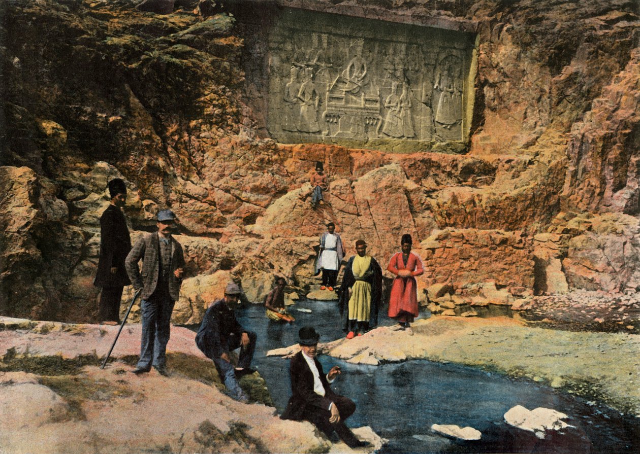 Chechan Ali. Shah Fath Ali og hans børn, efterkommere af Fath Ali Shah, 1900. af Unbekannt