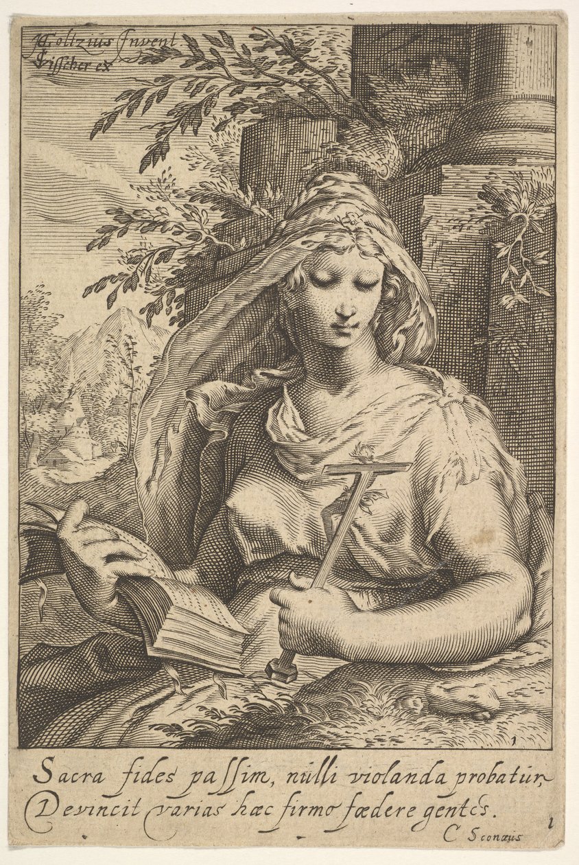 Temperance, fra De syv dyder. af Unbekannt