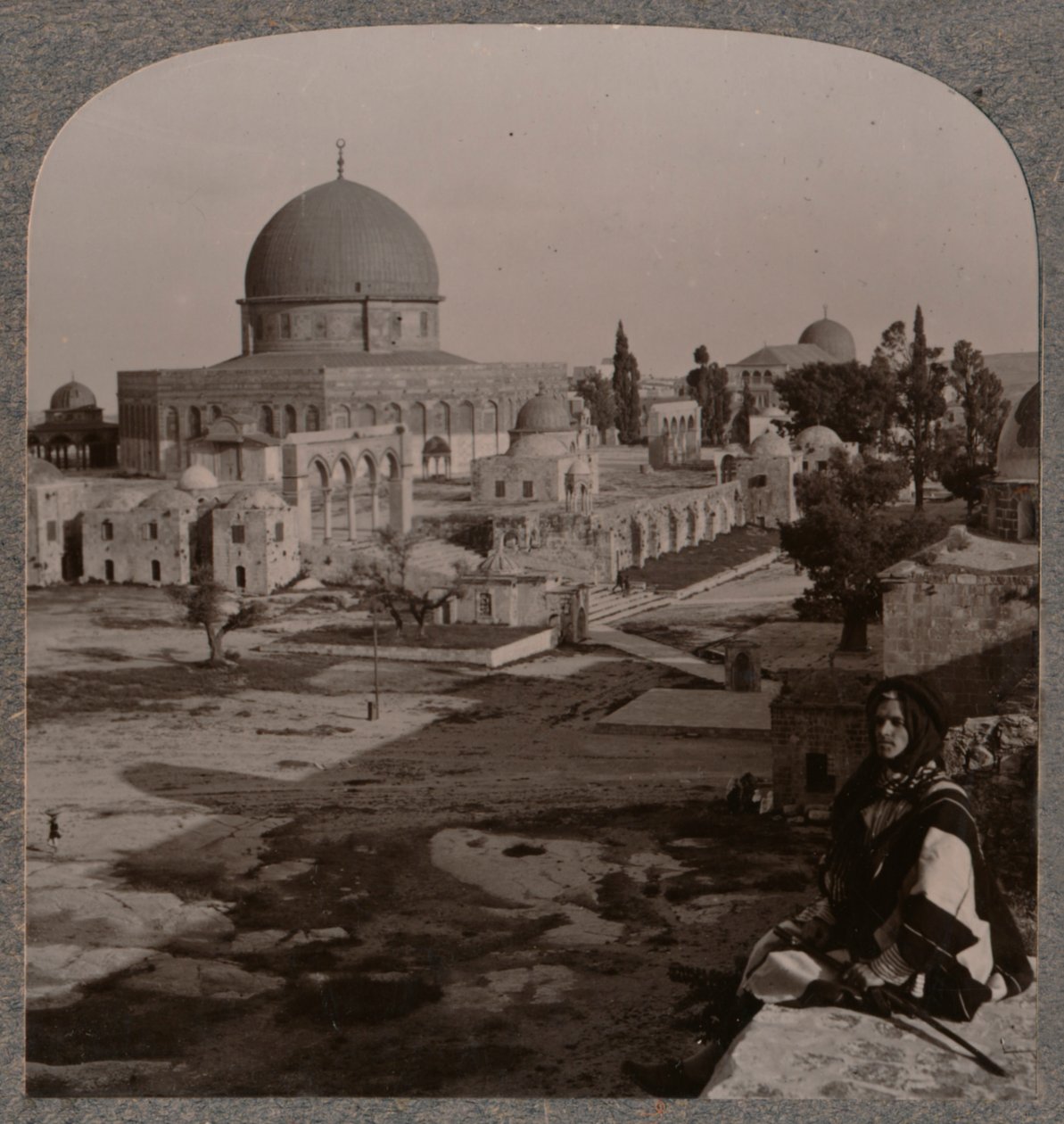 Tempelindhegning, Jerusalem, ca. 1900 af Unbekannt
