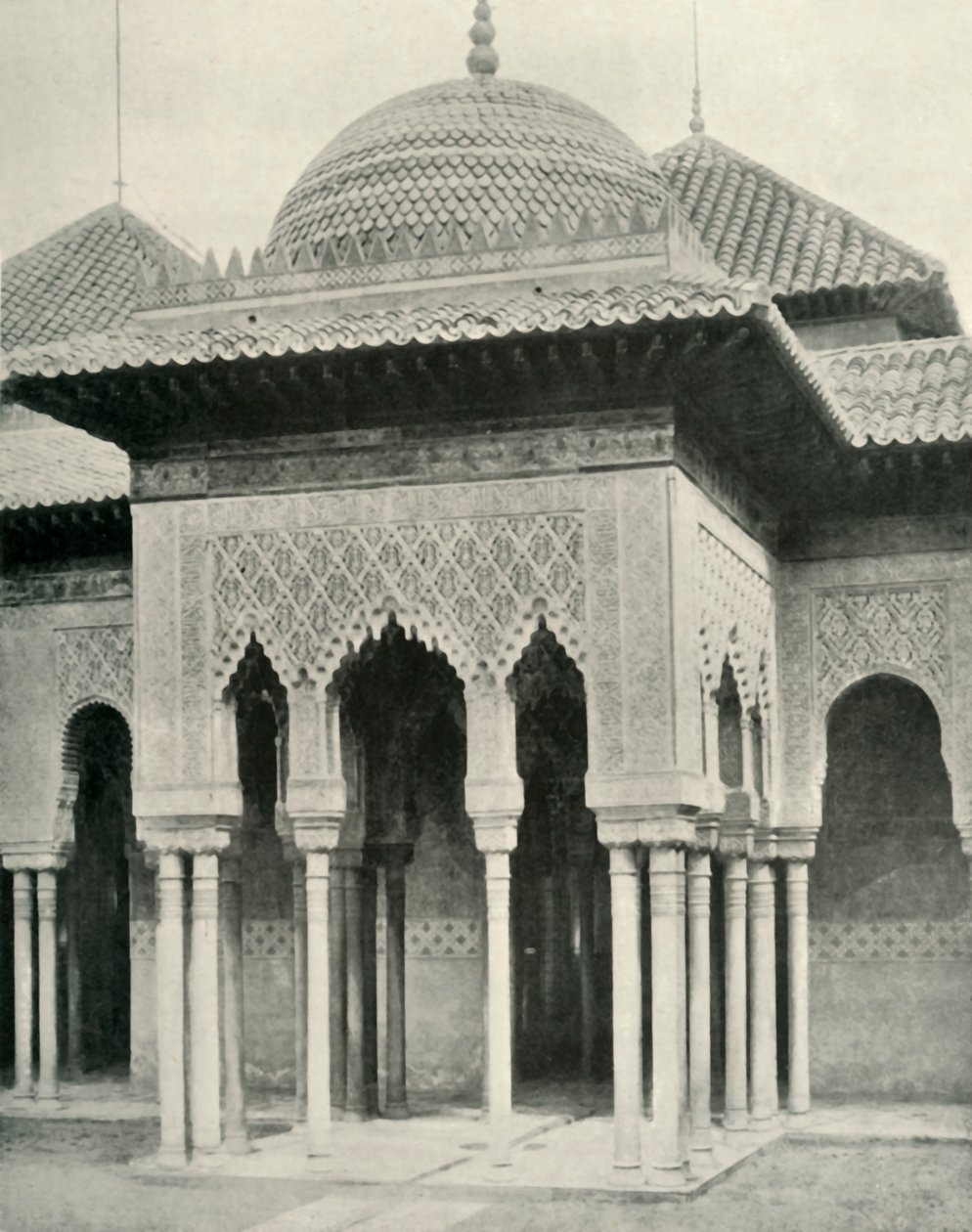 Tempel i Løvernes Hof, 1907. af Unbekannt
