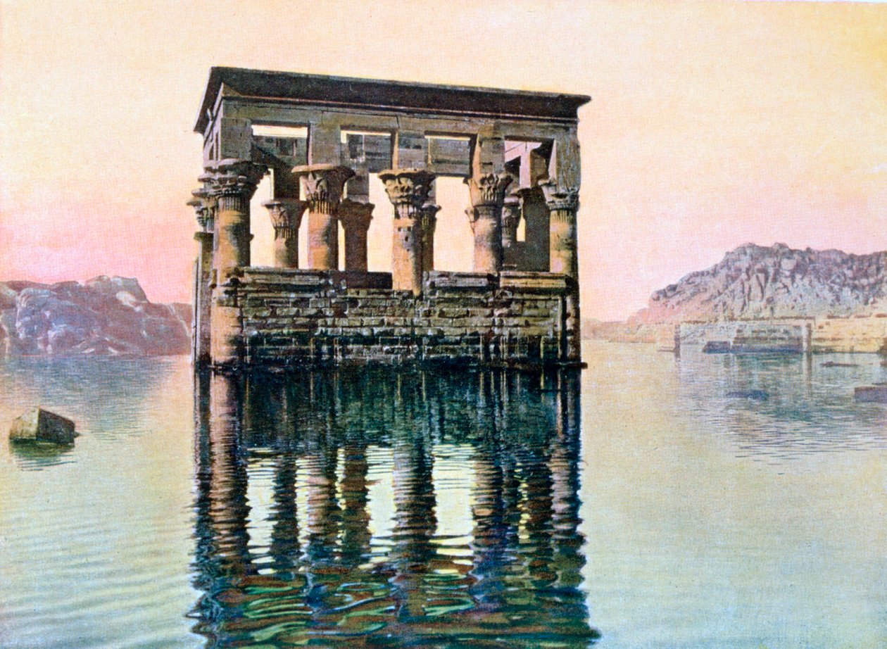 Trajans tempelkiosk, Philae, Egypten, 20. århundrede af Unbekannt