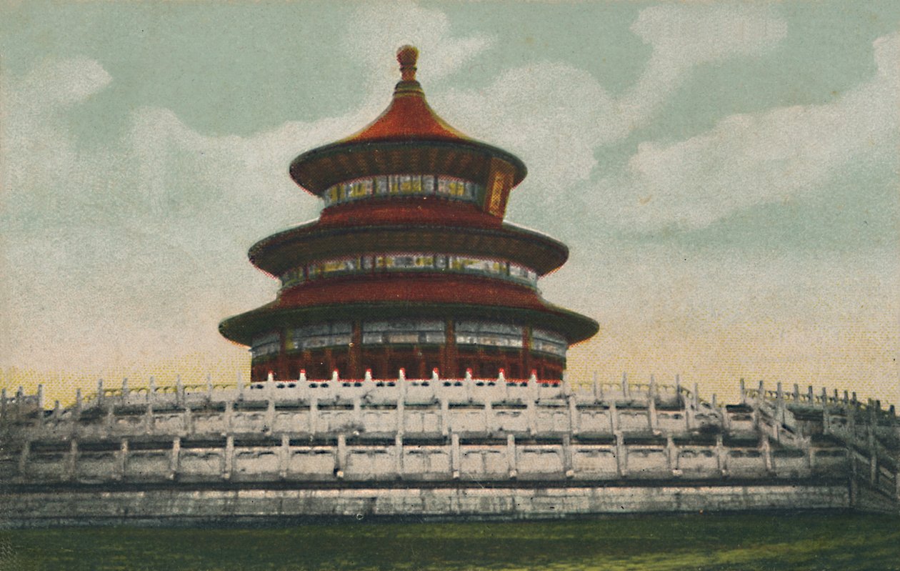 Himlens tempel, Pekin, c1910. af Unbekannt