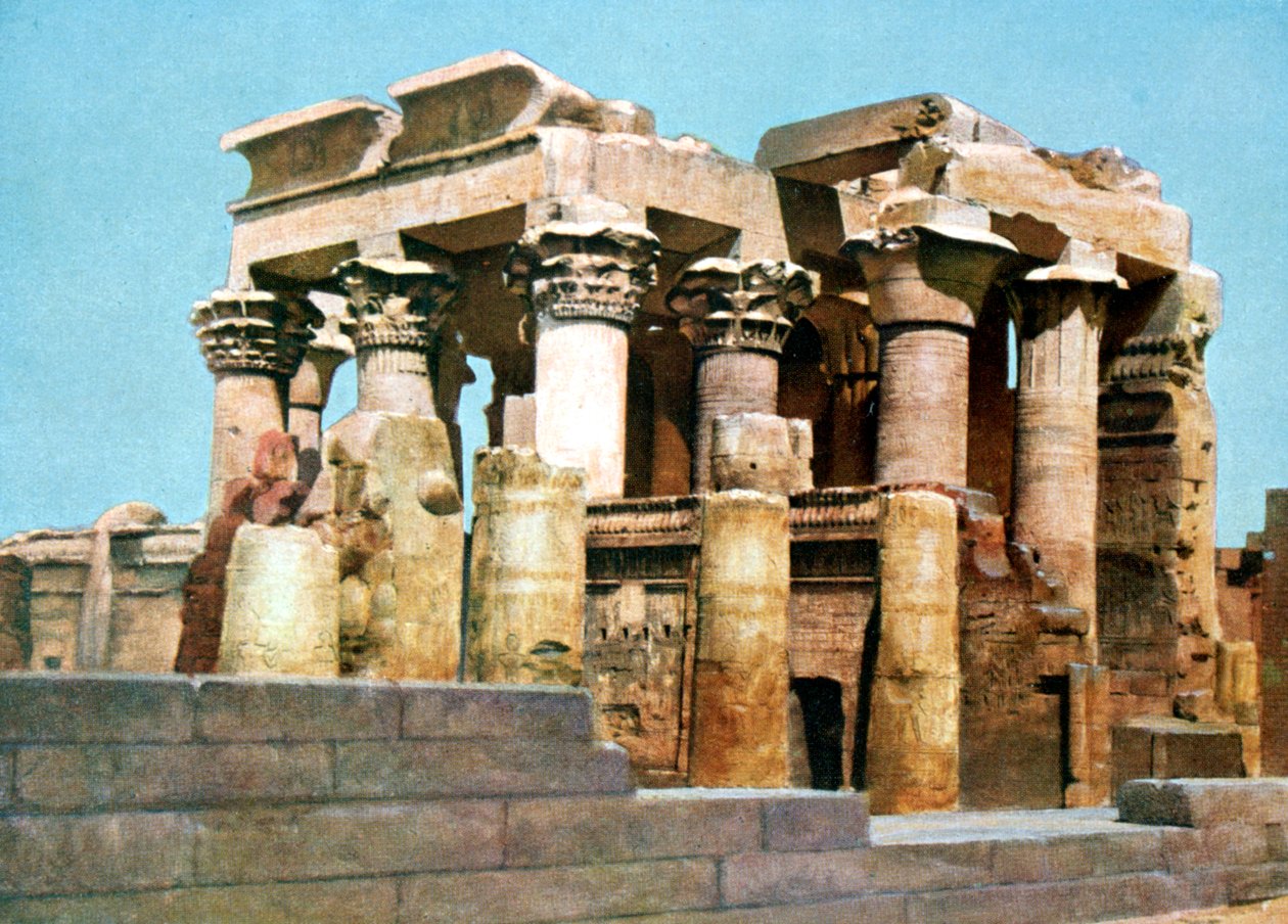 Kom Ombo-templet, Egypten, 20. århundrede af Unbekannt